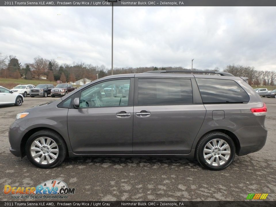 2011 Toyota Sienna XLE AWD Predawn Gray Mica / Light Gray Photo #11