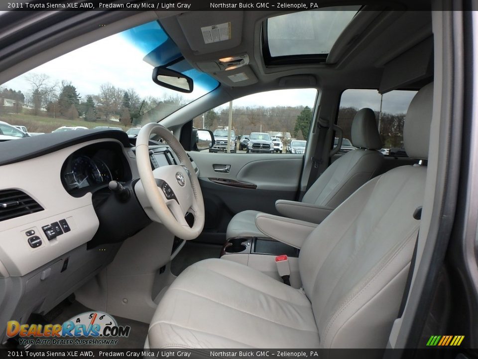 2011 Toyota Sienna XLE AWD Predawn Gray Mica / Light Gray Photo #13