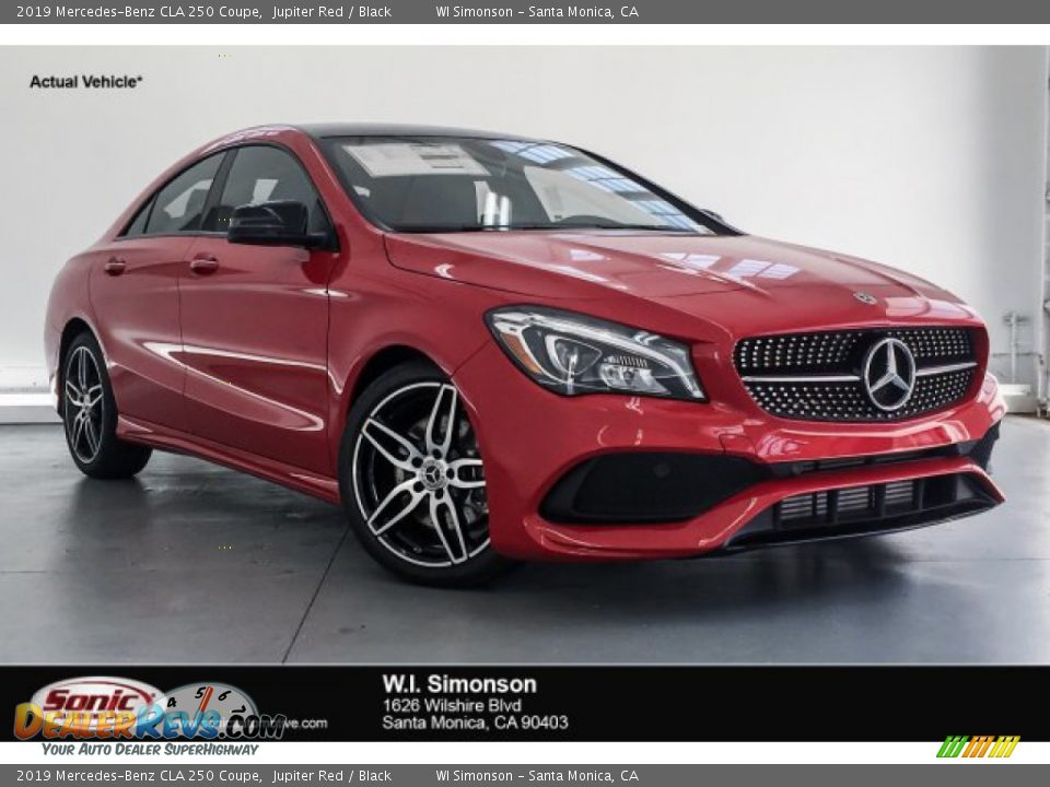 2019 Mercedes-Benz CLA 250 Coupe Jupiter Red / Black Photo #1