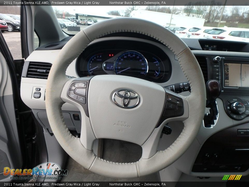 2011 Toyota Sienna XLE AWD Predawn Gray Mica / Light Gray Photo #23