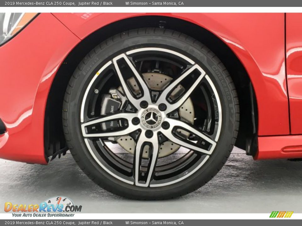 2019 Mercedes-Benz CLA 250 Coupe Jupiter Red / Black Photo #9