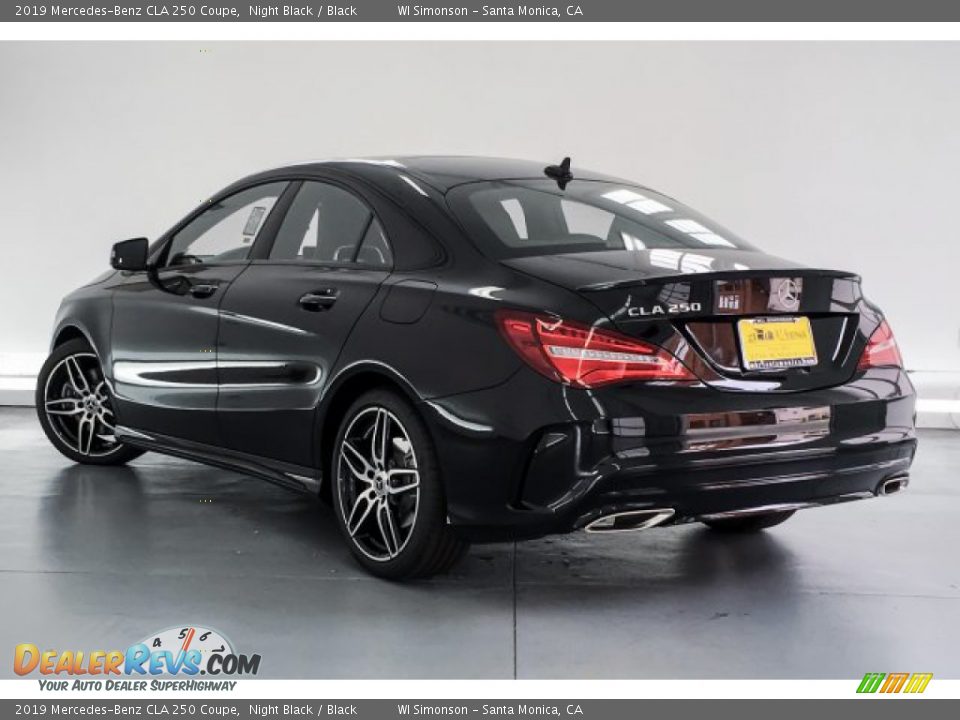 2019 Mercedes-Benz CLA 250 Coupe Night Black / Black Photo #2