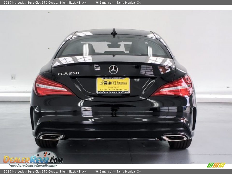2019 Mercedes-Benz CLA 250 Coupe Night Black / Black Photo #3