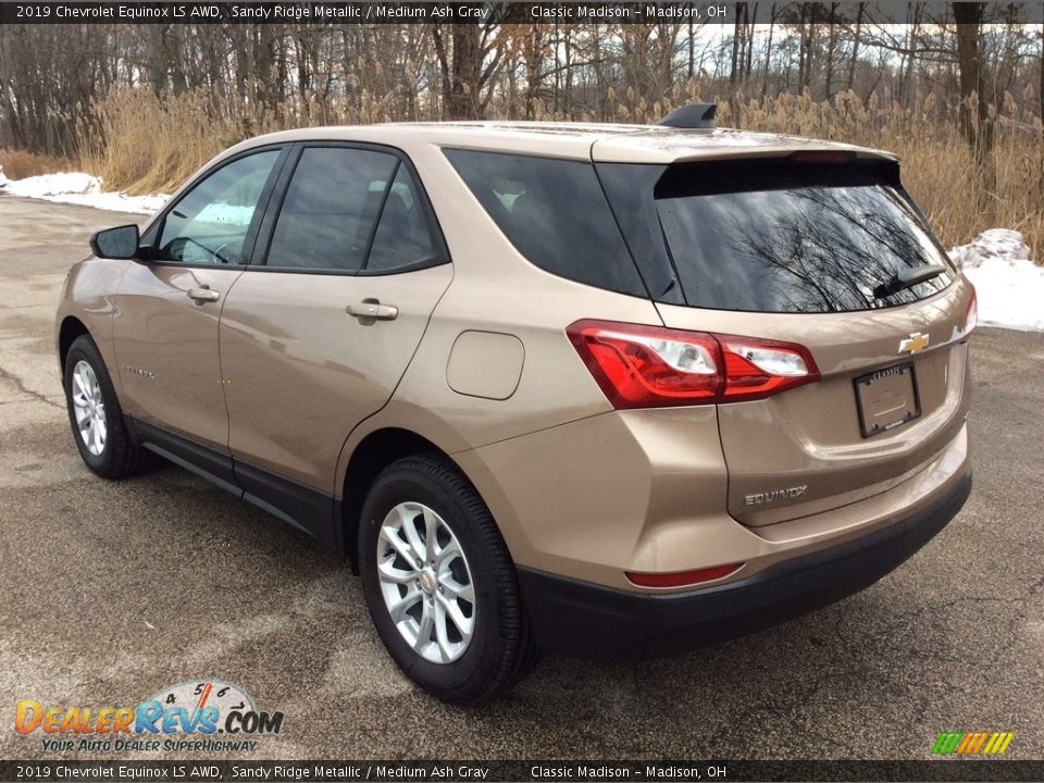 2019 Chevrolet Equinox LS AWD Sandy Ridge Metallic / Medium Ash Gray Photo #4