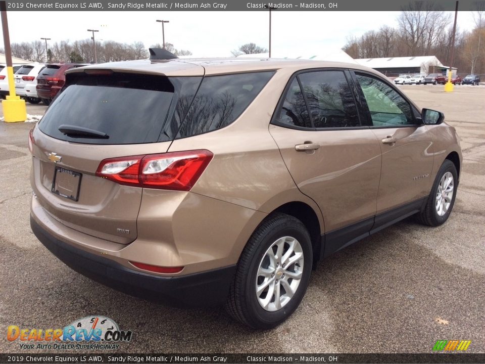 2019 Chevrolet Equinox LS AWD Sandy Ridge Metallic / Medium Ash Gray Photo #6