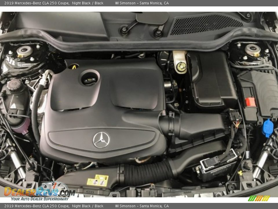 2019 Mercedes-Benz CLA 250 Coupe Night Black / Black Photo #8