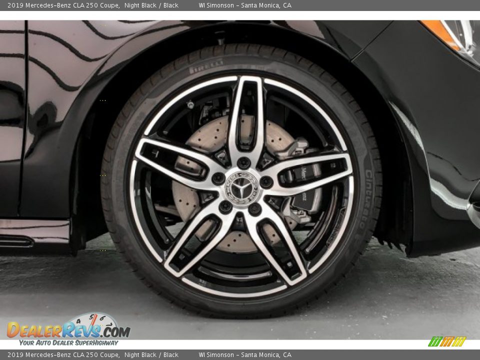 2019 Mercedes-Benz CLA 250 Coupe Night Black / Black Photo #9
