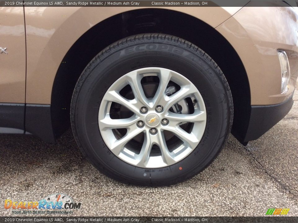2019 Chevrolet Equinox LS AWD Sandy Ridge Metallic / Medium Ash Gray Photo #7