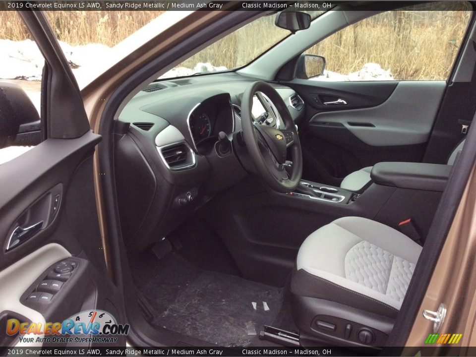 2019 Chevrolet Equinox LS AWD Sandy Ridge Metallic / Medium Ash Gray Photo #9