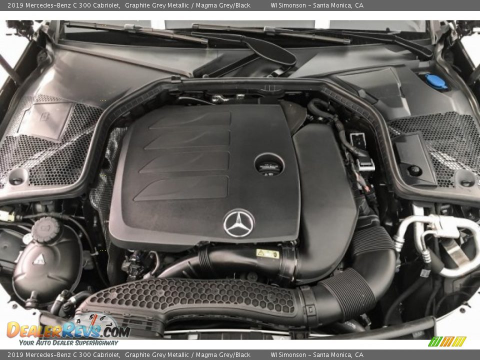 2019 Mercedes-Benz C 300 Cabriolet Graphite Grey Metallic / Magma Grey/Black Photo #8