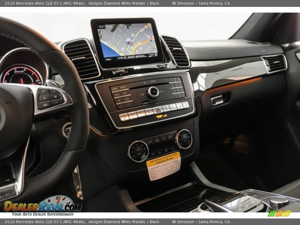 2019 Mercedes-Benz GLE 63 S AMG 4Matic designo Diamond White Metallic / Black Photo #6