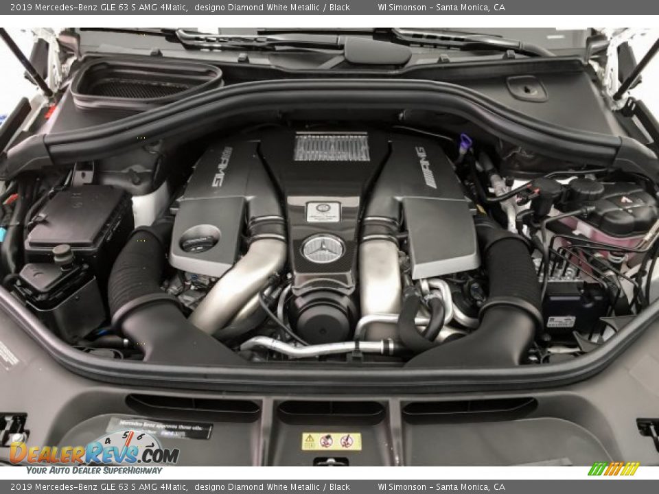 2019 Mercedes-Benz GLE 63 S AMG 4Matic 5.5 Liter AMG DI biturbo DOHC 32-Valve VVT V8 Engine Photo #8