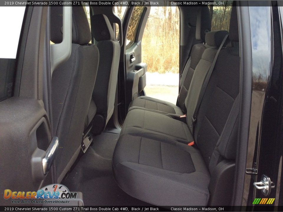 2019 Chevrolet Silverado 1500 Custom Z71 Trail Boss Double Cab 4WD Black / Jet Black Photo #21
