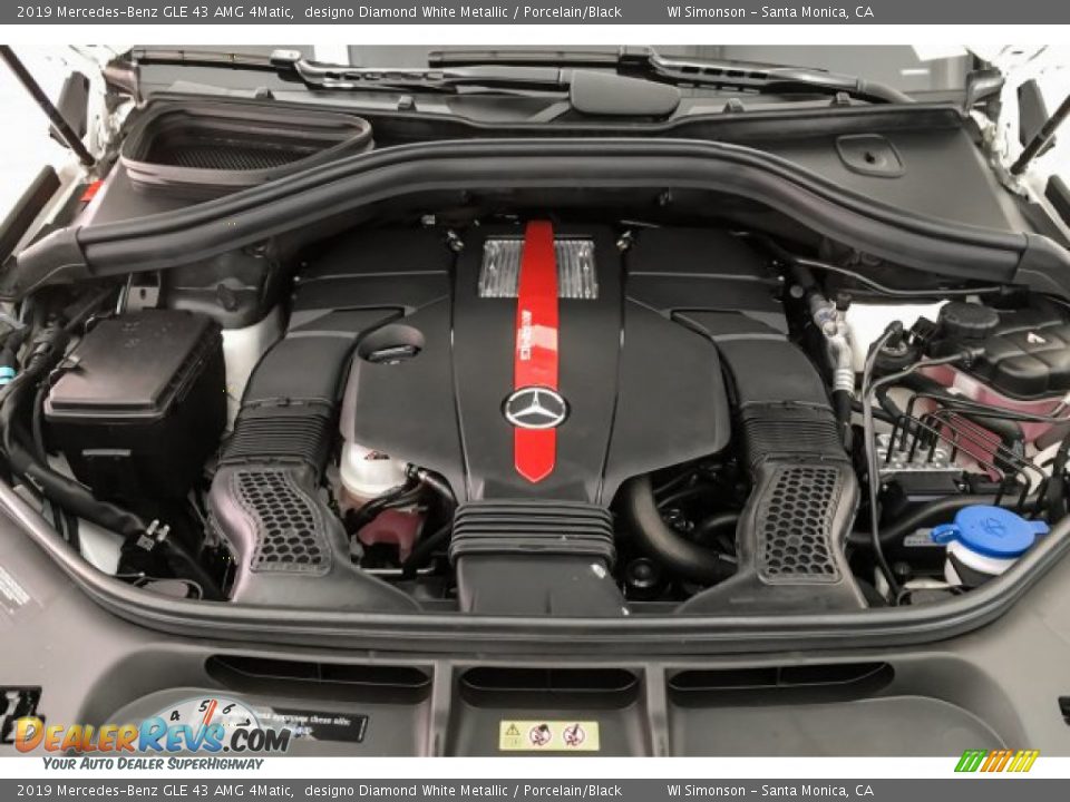2019 Mercedes-Benz GLE 43 AMG 4Matic 3.0 Liter AMG DI biturbo DOHC 24-Valve VVT V6 Engine Photo #8