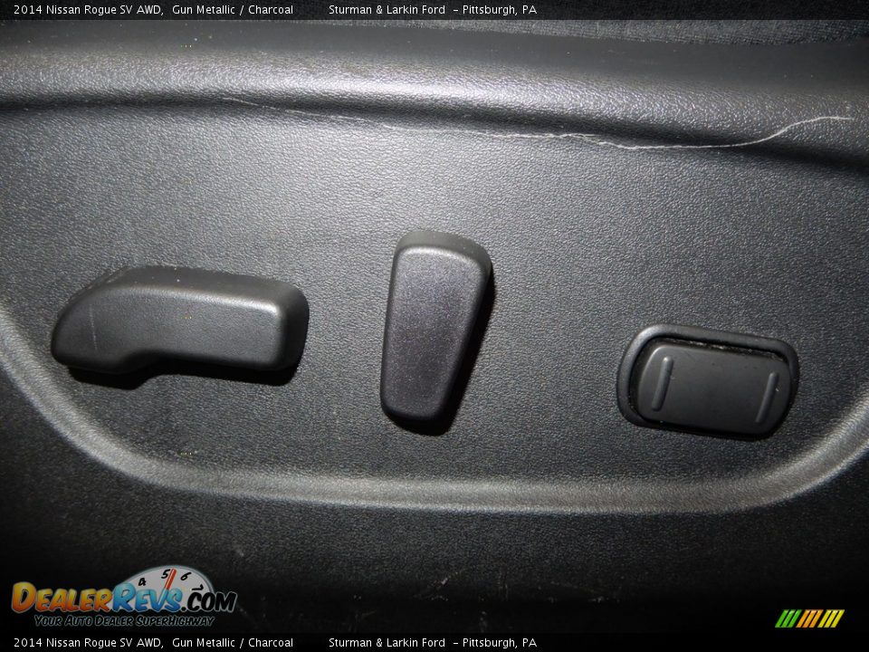 2014 Nissan Rogue SV AWD Gun Metallic / Charcoal Photo #16