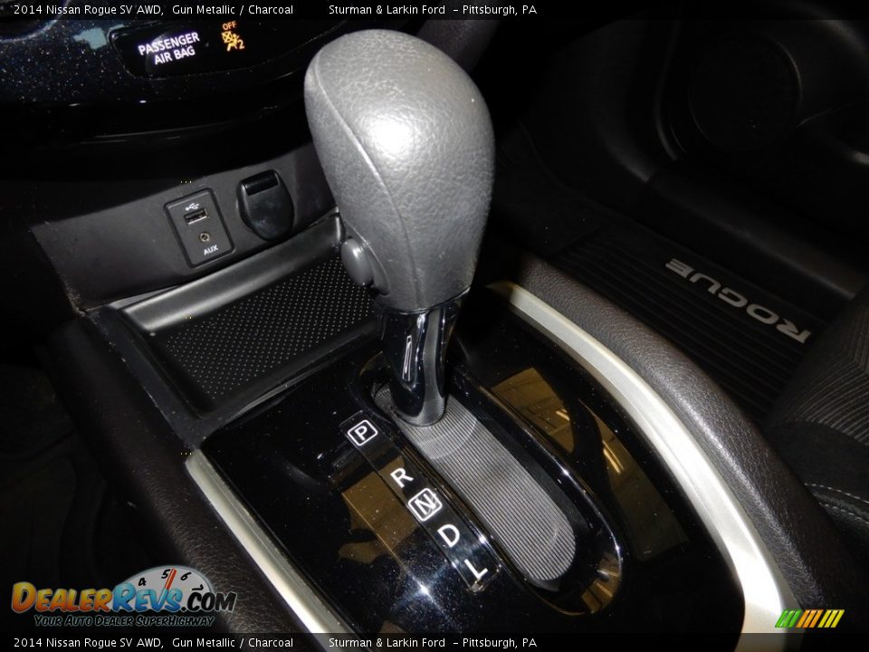 2014 Nissan Rogue SV AWD Gun Metallic / Charcoal Photo #19