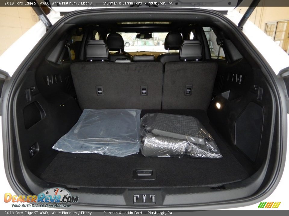 2019 Ford Edge ST AWD White Platinum / Ebony Photo #3