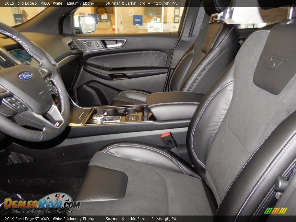 Front Seat of 2019 Ford Edge ST AWD Photo #7