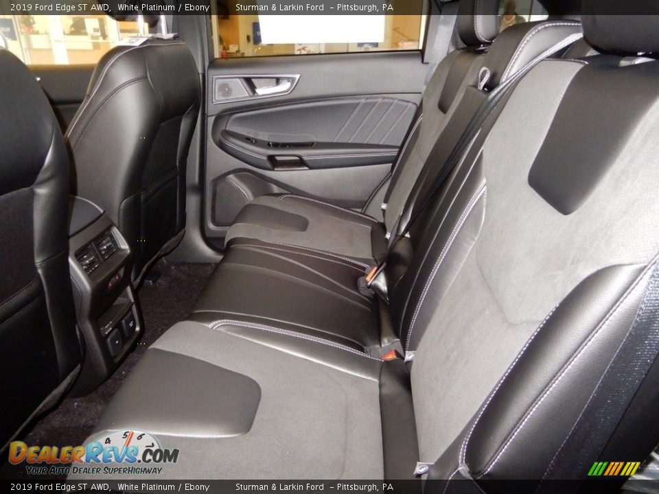 Rear Seat of 2019 Ford Edge ST AWD Photo #8