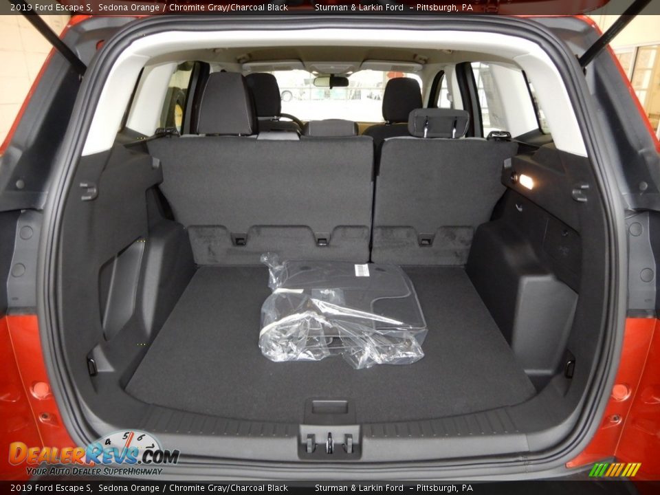 2019 Ford Escape S Sedona Orange / Chromite Gray/Charcoal Black Photo #3