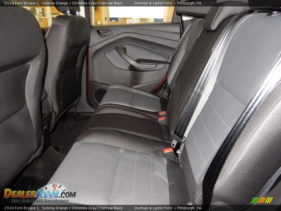 2019 Ford Escape S Sedona Orange / Chromite Gray/Charcoal Black Photo #8