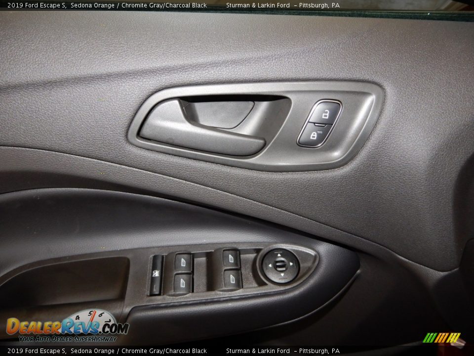2019 Ford Escape S Sedona Orange / Chromite Gray/Charcoal Black Photo #10