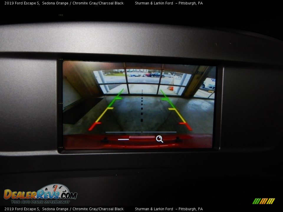 2019 Ford Escape S Sedona Orange / Chromite Gray/Charcoal Black Photo #14