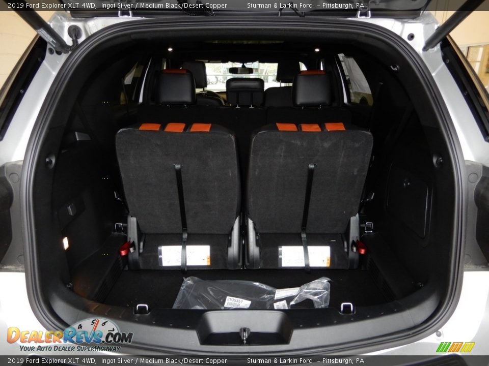 2019 Ford Explorer XLT 4WD Ingot Silver / Medium Black/Desert Copper Photo #3