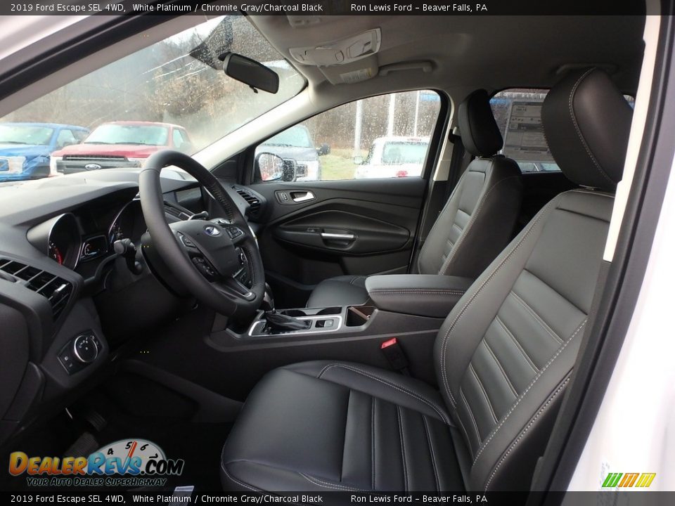 Front Seat of 2019 Ford Escape SEL 4WD Photo #11