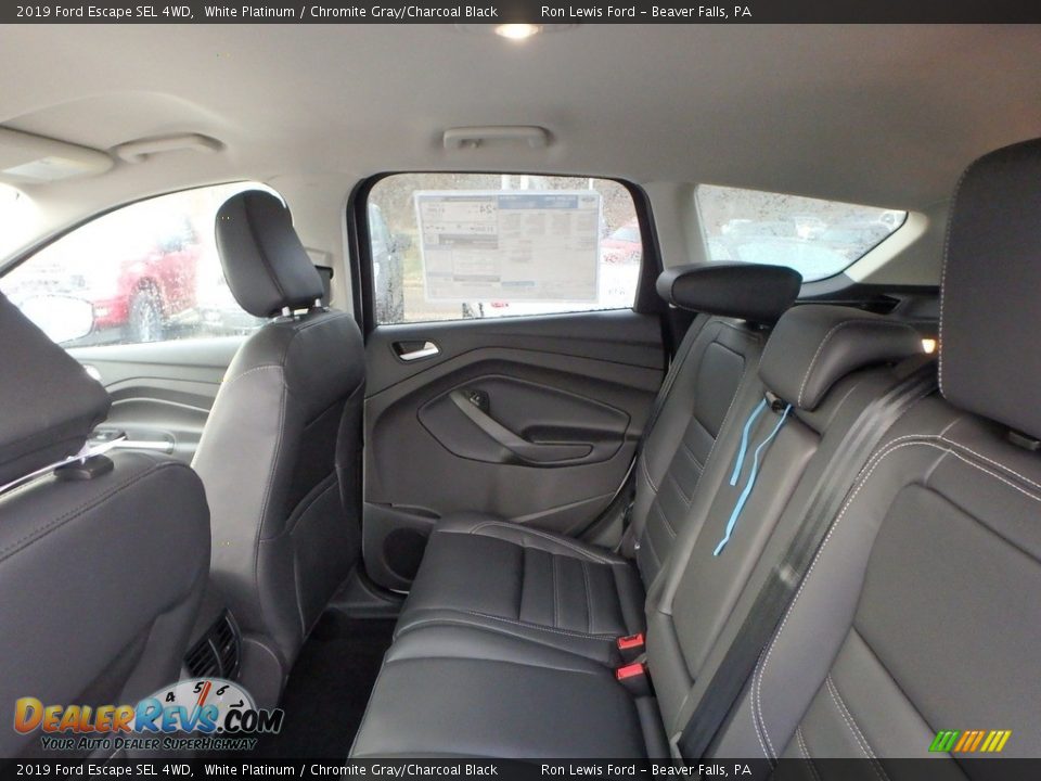 Rear Seat of 2019 Ford Escape SEL 4WD Photo #12