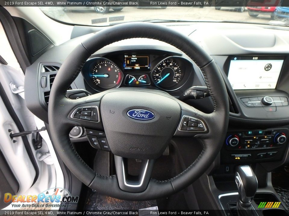 2019 Ford Escape SEL 4WD Steering Wheel Photo #17