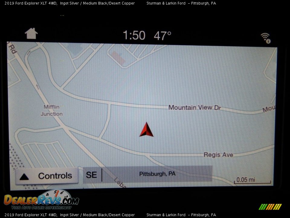 2019 Ford Explorer XLT 4WD Ingot Silver / Medium Black/Desert Copper Photo #13