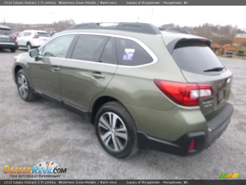 2019 Subaru Outback 2.5i Limited Wilderness Green Metallic / Warm Ivory Photo #6