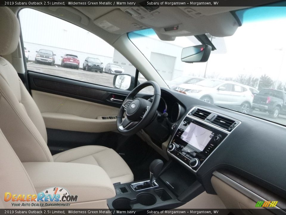 2019 Subaru Outback 2.5i Limited Wilderness Green Metallic / Warm Ivory Photo #10