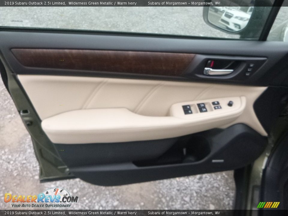 2019 Subaru Outback 2.5i Limited Wilderness Green Metallic / Warm Ivory Photo #13