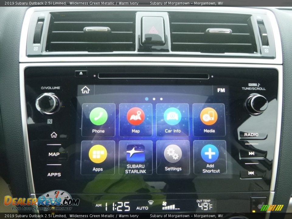 2019 Subaru Outback 2.5i Limited Wilderness Green Metallic / Warm Ivory Photo #17
