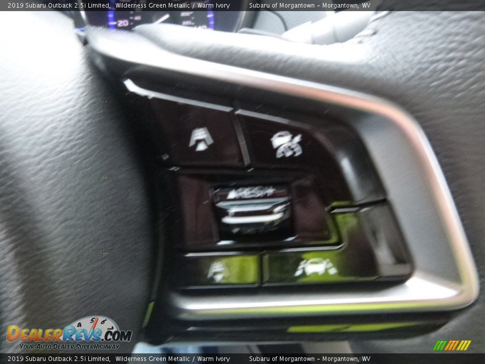 2019 Subaru Outback 2.5i Limited Wilderness Green Metallic / Warm Ivory Photo #19