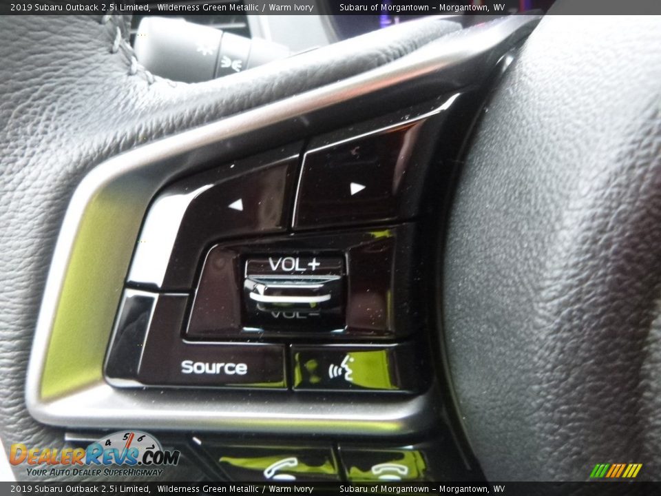 2019 Subaru Outback 2.5i Limited Wilderness Green Metallic / Warm Ivory Photo #20