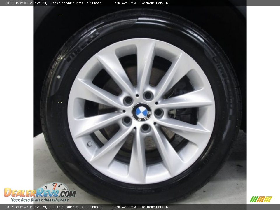 2016 BMW X3 xDrive28i Black Sapphire Metallic / Black Photo #29