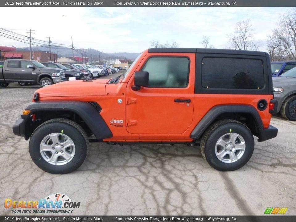 2019 Jeep Wrangler Sport 4x4 Punk'n Metallic / Black Photo #3