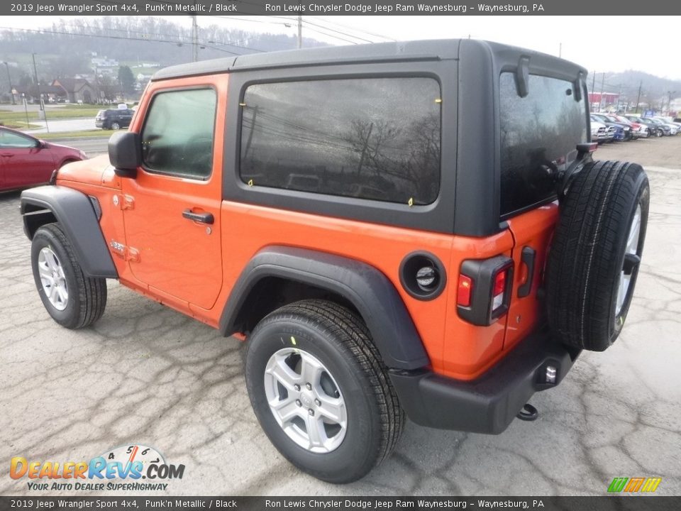 2019 Jeep Wrangler Sport 4x4 Punk'n Metallic / Black Photo #4