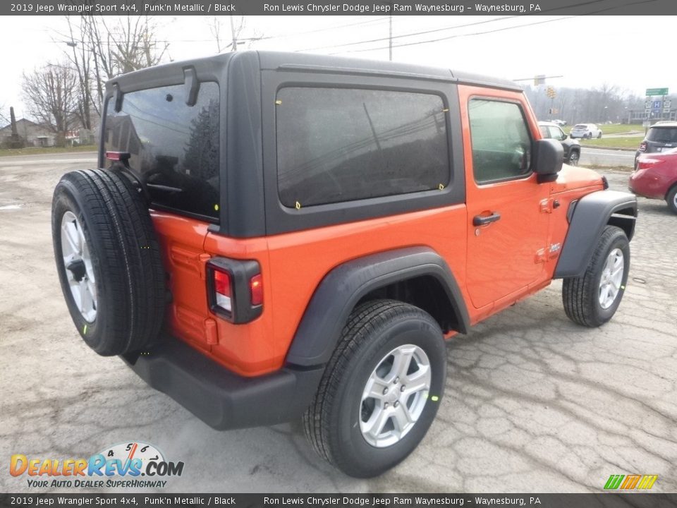 2019 Jeep Wrangler Sport 4x4 Punk'n Metallic / Black Photo #6