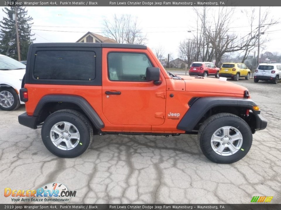 2019 Jeep Wrangler Sport 4x4 Punk'n Metallic / Black Photo #7