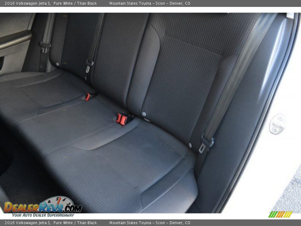 2016 Volkswagen Jetta S Pure White / Titan Black Photo #21