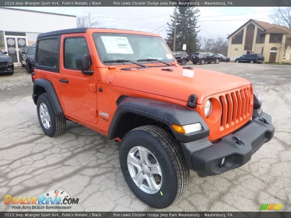 2019 Jeep Wrangler Sport 4x4 Punk'n Metallic / Black Photo #8