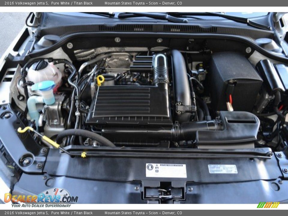 2016 Volkswagen Jetta S Pure White / Titan Black Photo #27