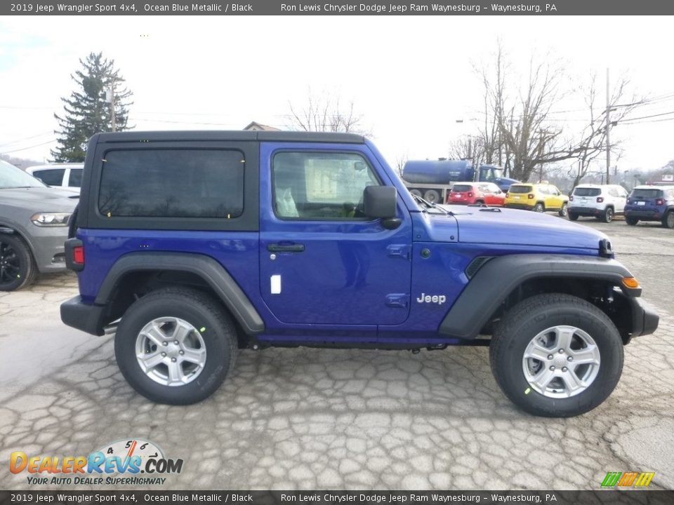 Ocean Blue Metallic 2019 Jeep Wrangler Sport 4x4 Photo #6