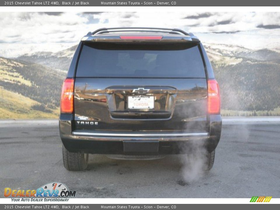 2015 Chevrolet Tahoe LTZ 4WD Black / Jet Black Photo #9