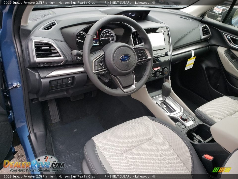 2019 Subaru Forester 2.5i Premium Horizon Blue Pearl / Gray Photo #8