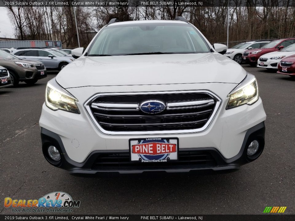 2019 Subaru Outback 3.6R Limited Crystal White Pearl / Warm Ivory Photo #2